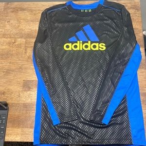 Adidas long sleeve athletic shirt Boys M